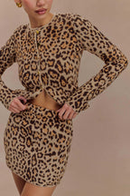 Marissa Knit Mini Skirt in Leopard Print – Chic&Drifts