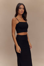 Grace Suiting Crop Top in Black – Chic&Drifts