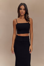 Grace Suiting Crop Top in Black – Chic&Drifts