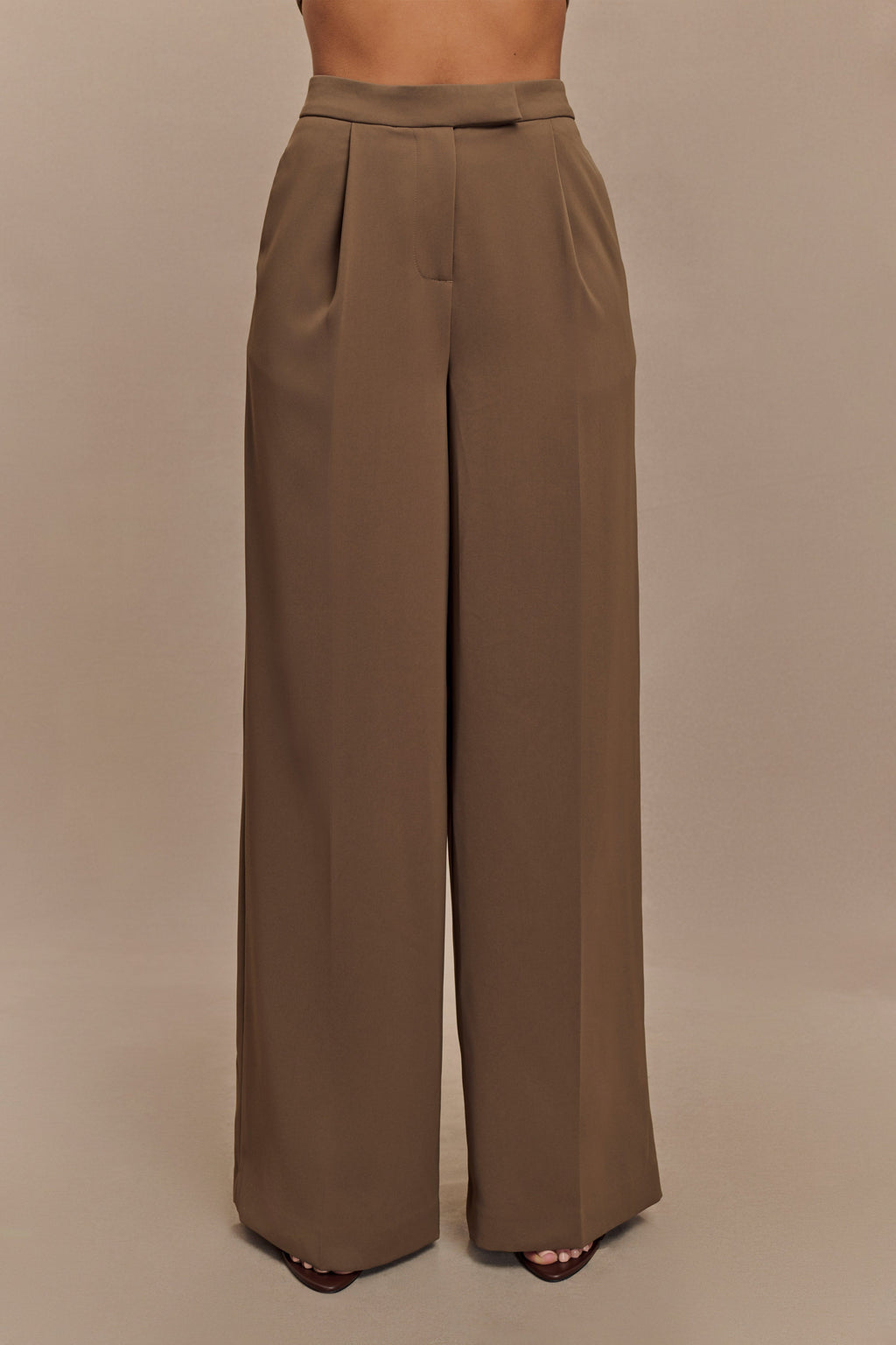 Faith Suiting Wide Leg Pant in Cacao Brown – Chic&Drifts