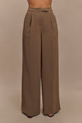 Faith Suiting Wide Leg Pant in Cacao Brown – Chic&Drifts