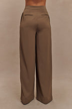 Faith Suiting Wide Leg Pant in Cacao Brown – Chic&Drifts