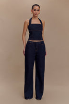 Caitlin Mid Rise Jeans in Indigo Blue – Chic&Drifts