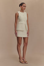 Camilla Boucle Sleeveless Vest in Ivory – Chic&Drifts