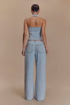 Caitlin Mid Rise Jeans in Light Blue – Chic&Drifts