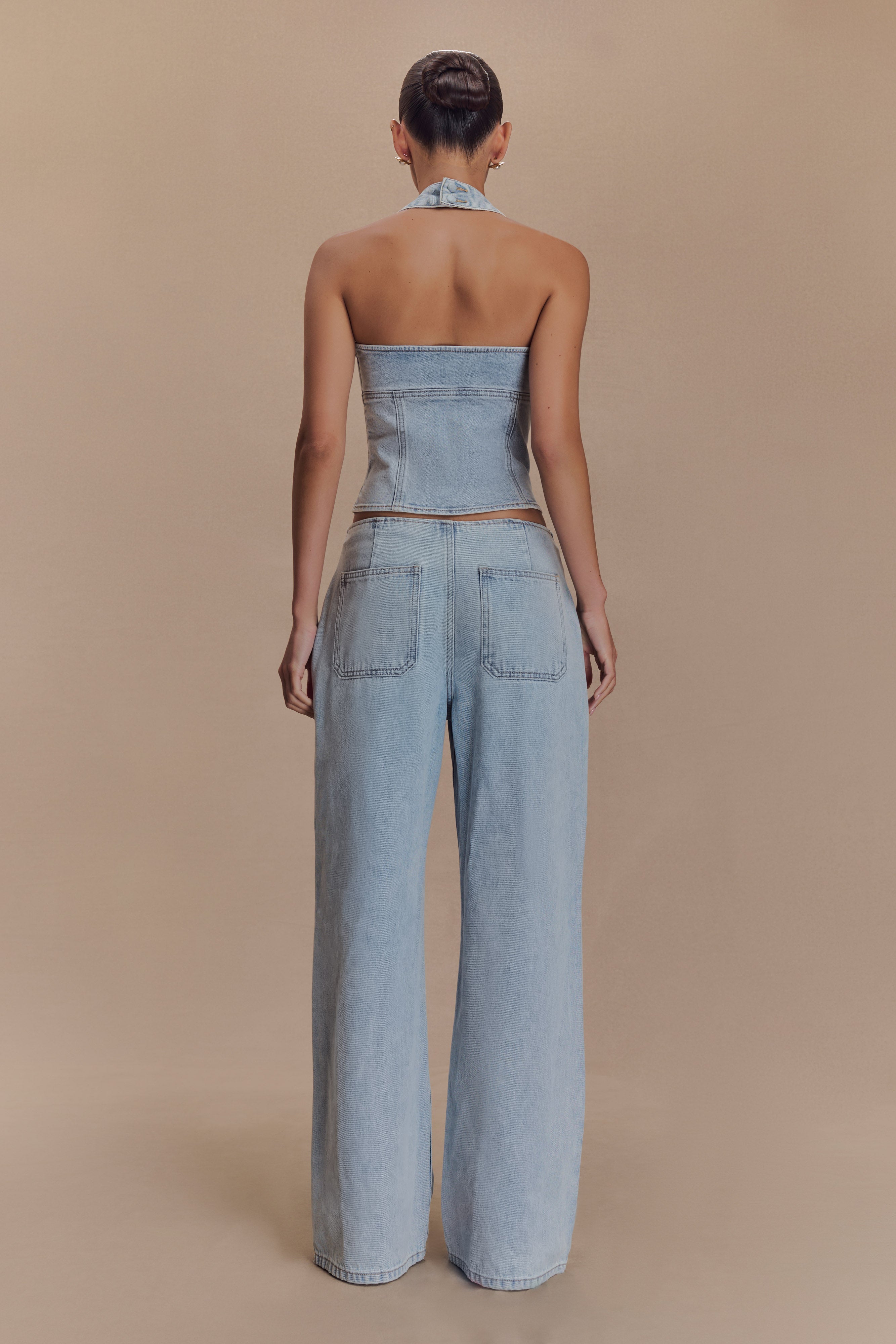 Caitlin Mid Rise Jeans in Light Blue – Chic&Drifts