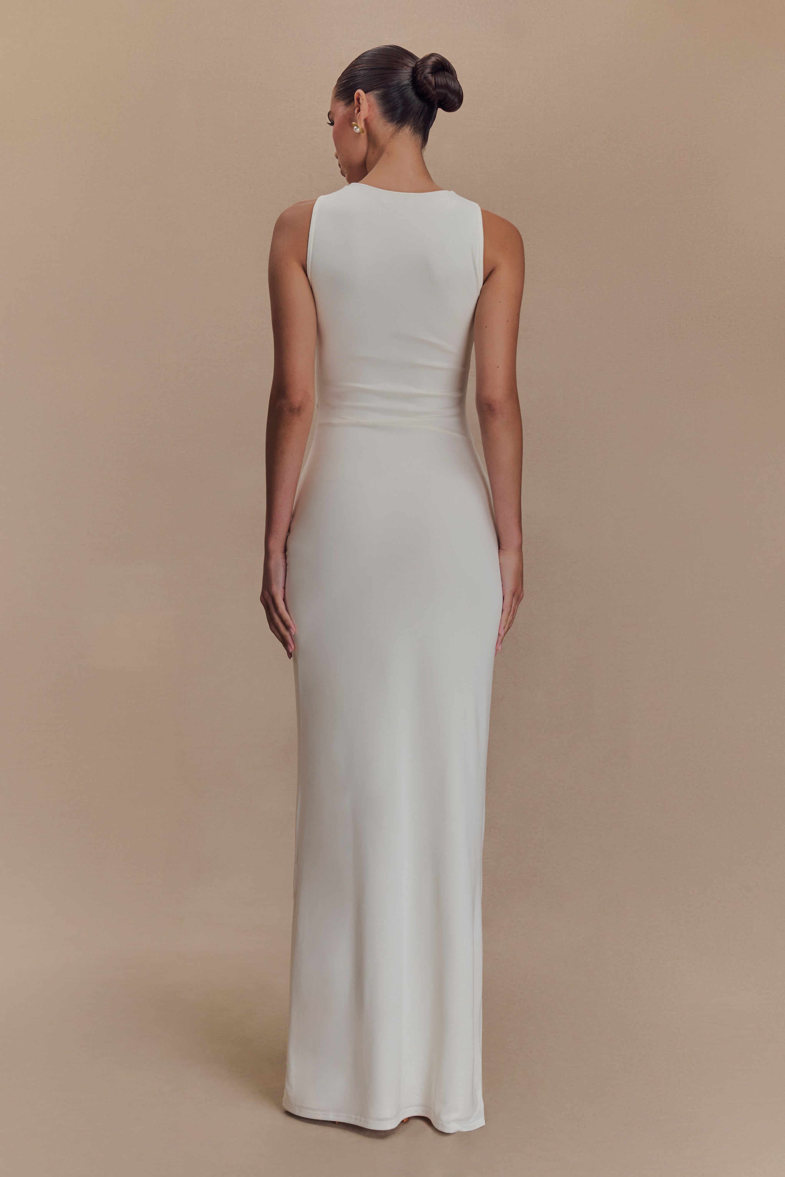 Kassidy Peached Jersey Maxi Dress