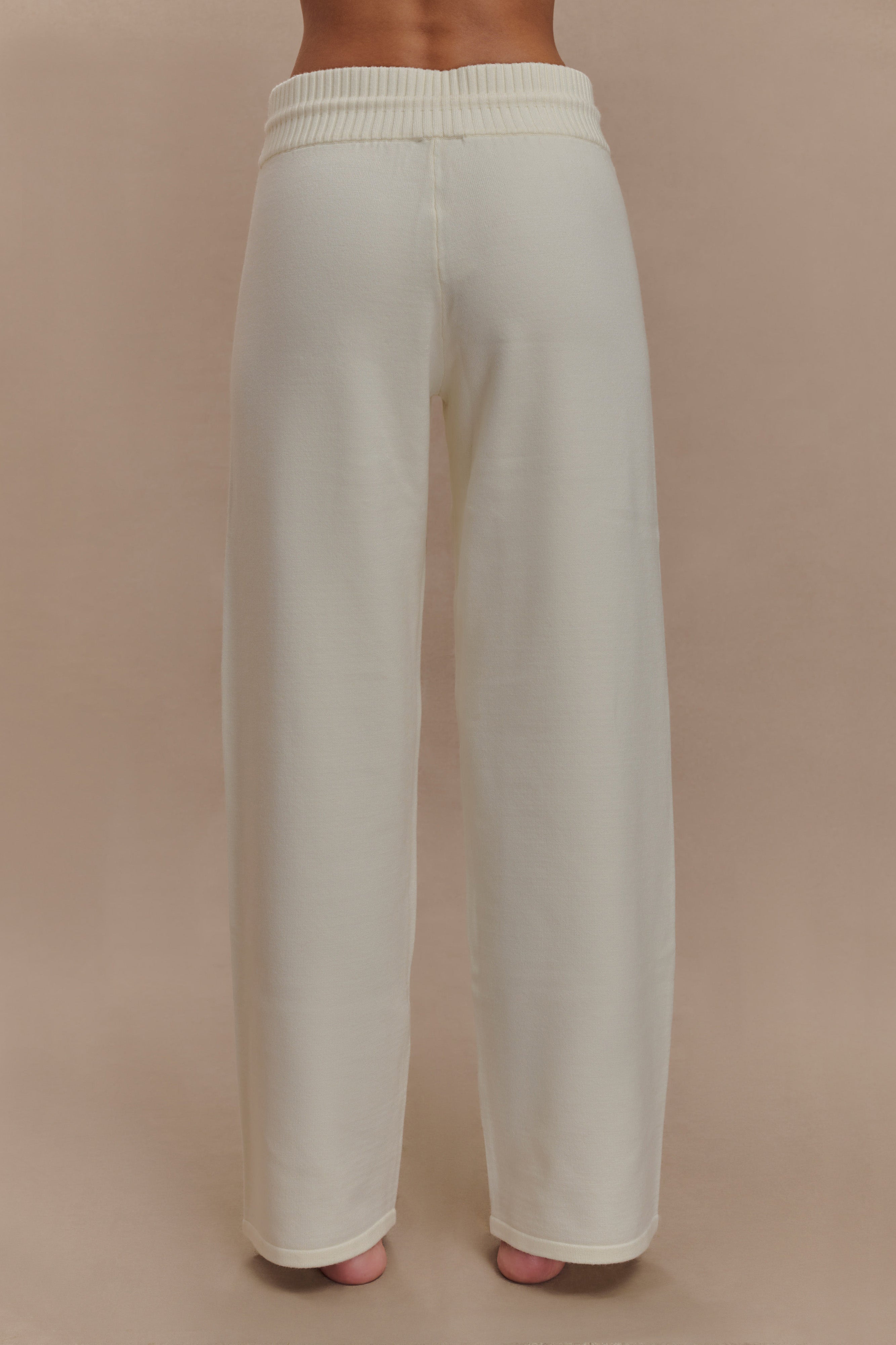 Natalya Knit Wide Leg Pants in Ivory – Chic&Drifts