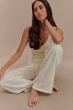 Natalya Knit Wide Leg Pants in Ivory – Chic&Drifts
