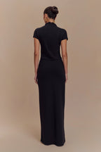 Eris Scuba Jersey Maxi Skirt in Black – Chic&Drifts