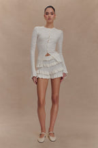 Amy Pointelle Knit Frill Bloomers in Ivory – Chic&Drifts