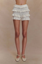 Amy Pointelle Knit Frill Bloomers in Ivory – Chic&Drifts