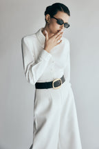 Rhia Oversized Shirt in White – Chic&Drifts
