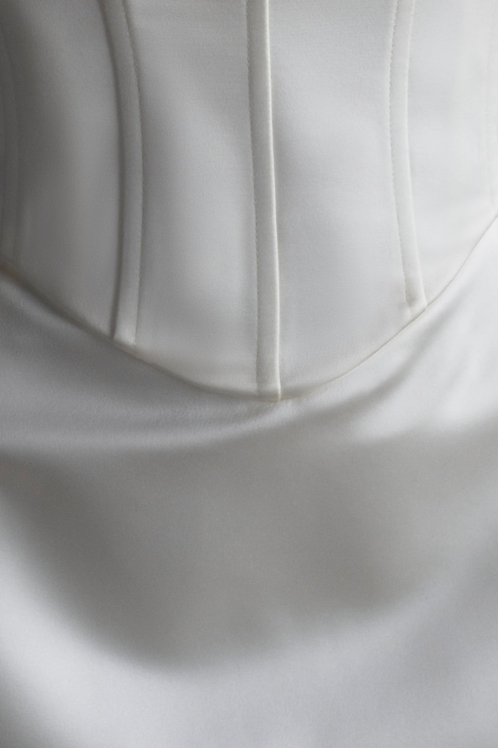 Isabel Satin Corset Mini Dress in White – Chic&Drifts