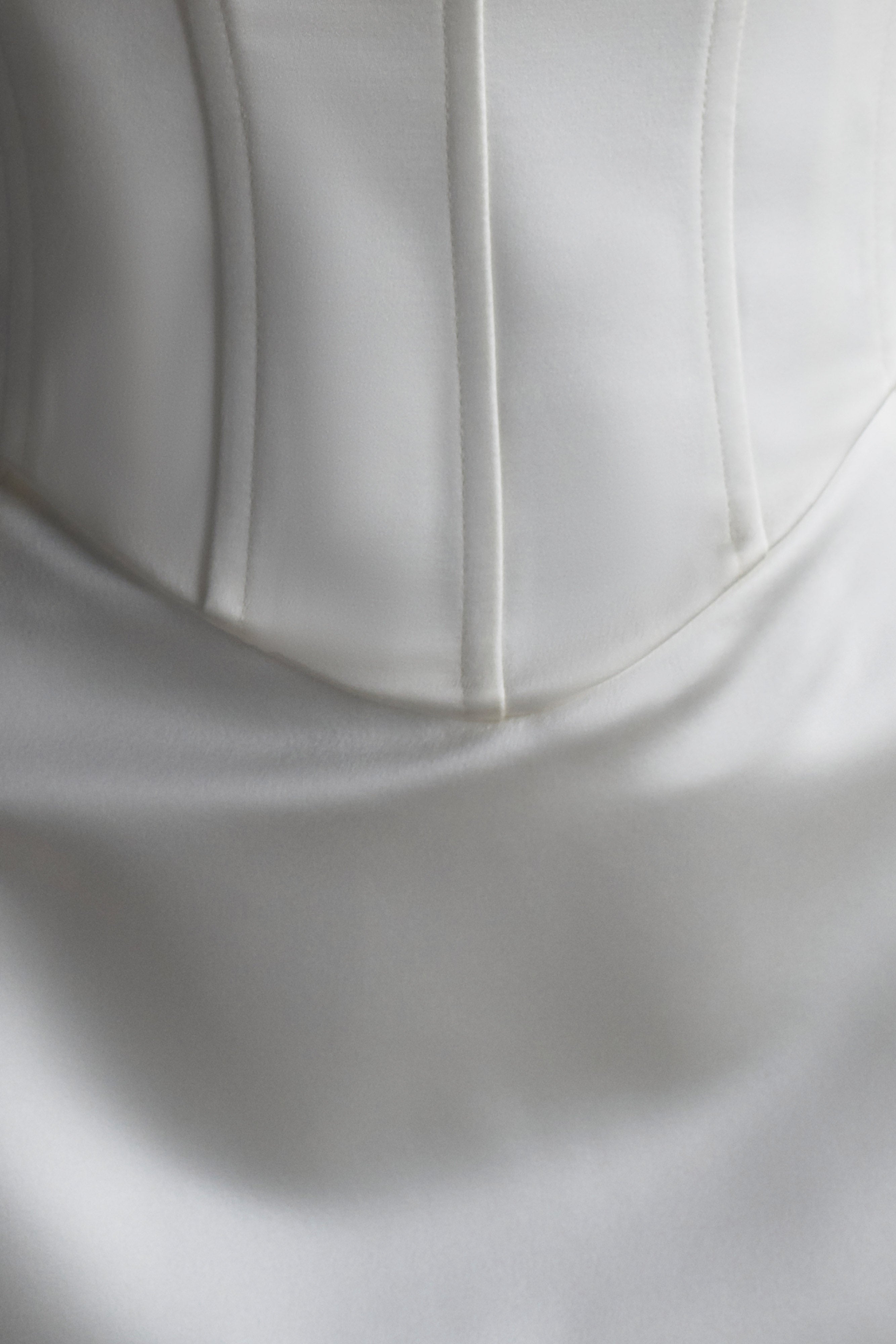 Isabel Satin Corset Mini Dress in White – Chic&Drifts
