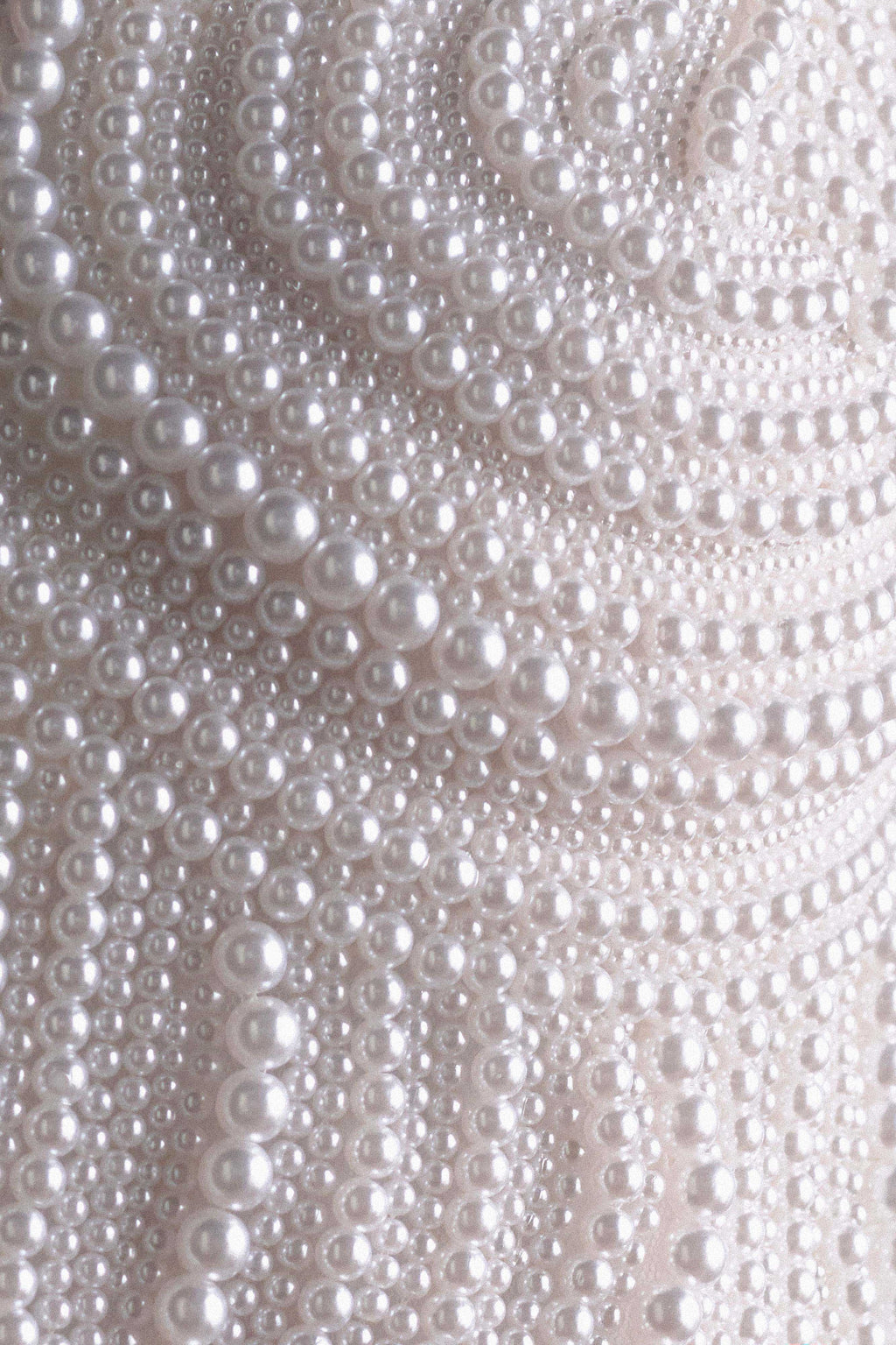 Kathia Pearl Hand Beaded Top in White – Chic&Drifts