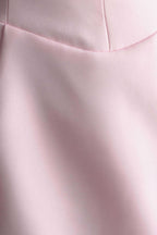 Orellia Strapless Suiting Mini Dress in Soft Pink – Chic&Drifts
