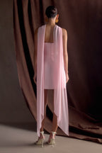 Orellia Strapless Suiting Mini Dress in Soft Pink – Chic&Drifts