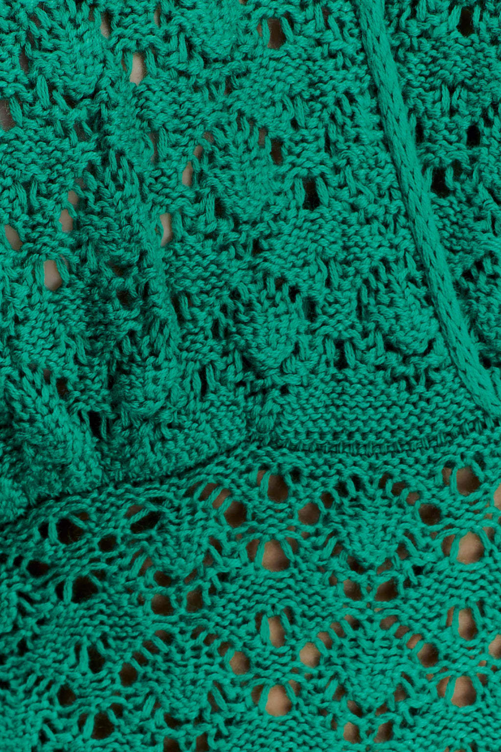 Deeliah Halterneck Crochet Maxi Dress