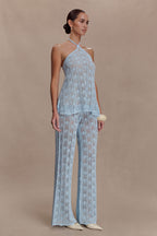Glinda Crochet Trousers in Baby Pink – Chic&Drifts