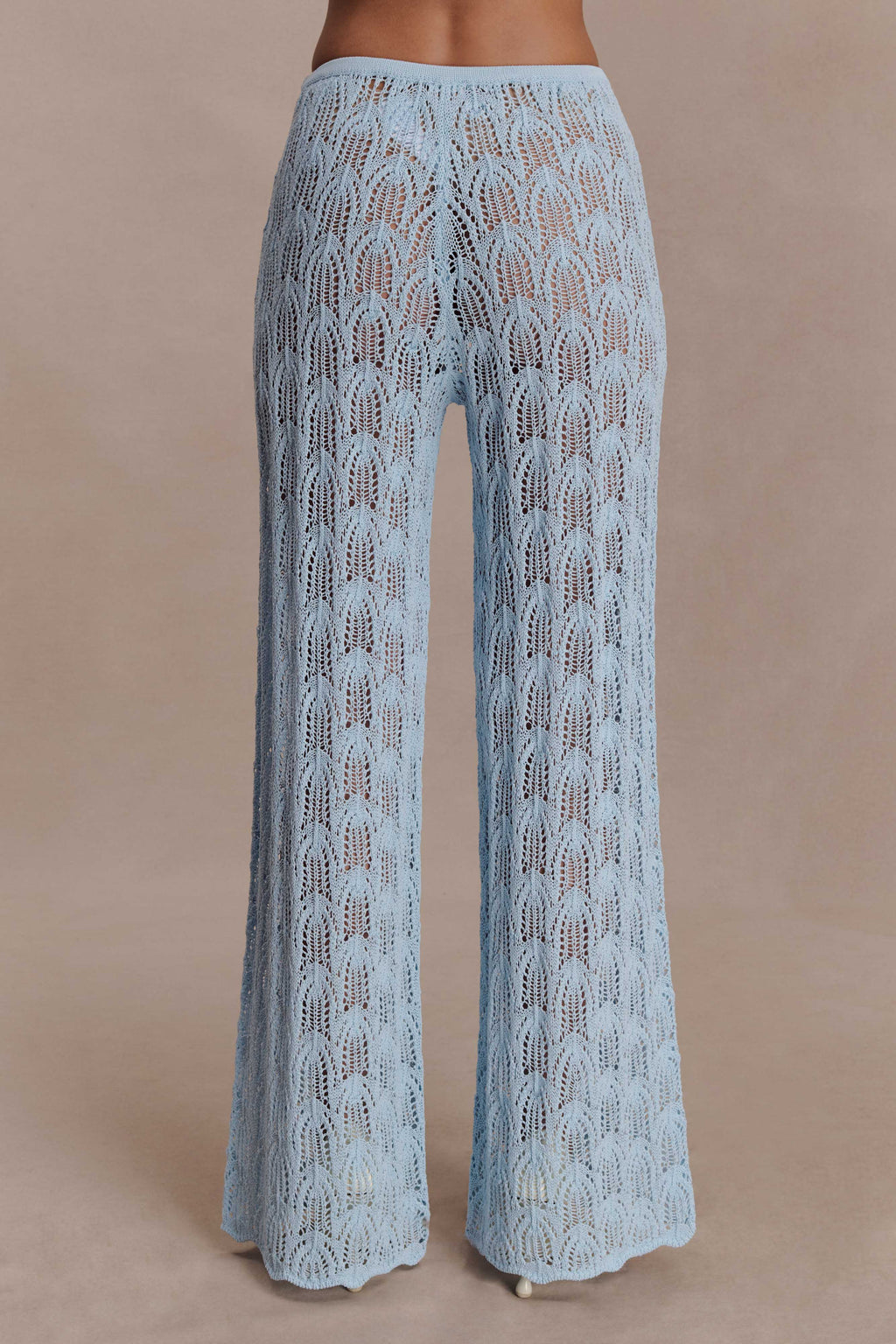 Glinda Crochet Trousers in Baby Pink – Chic&Drifts