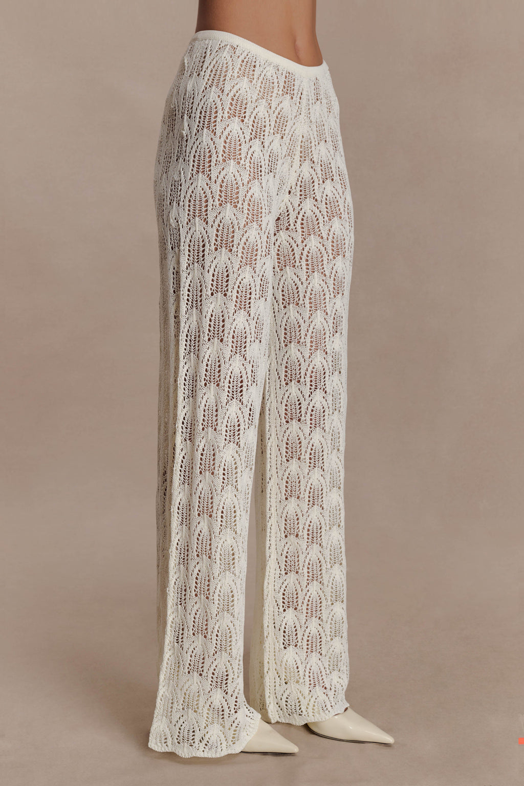 Glinda Crochet Trousers in Baby Pink – Chic&Drifts
