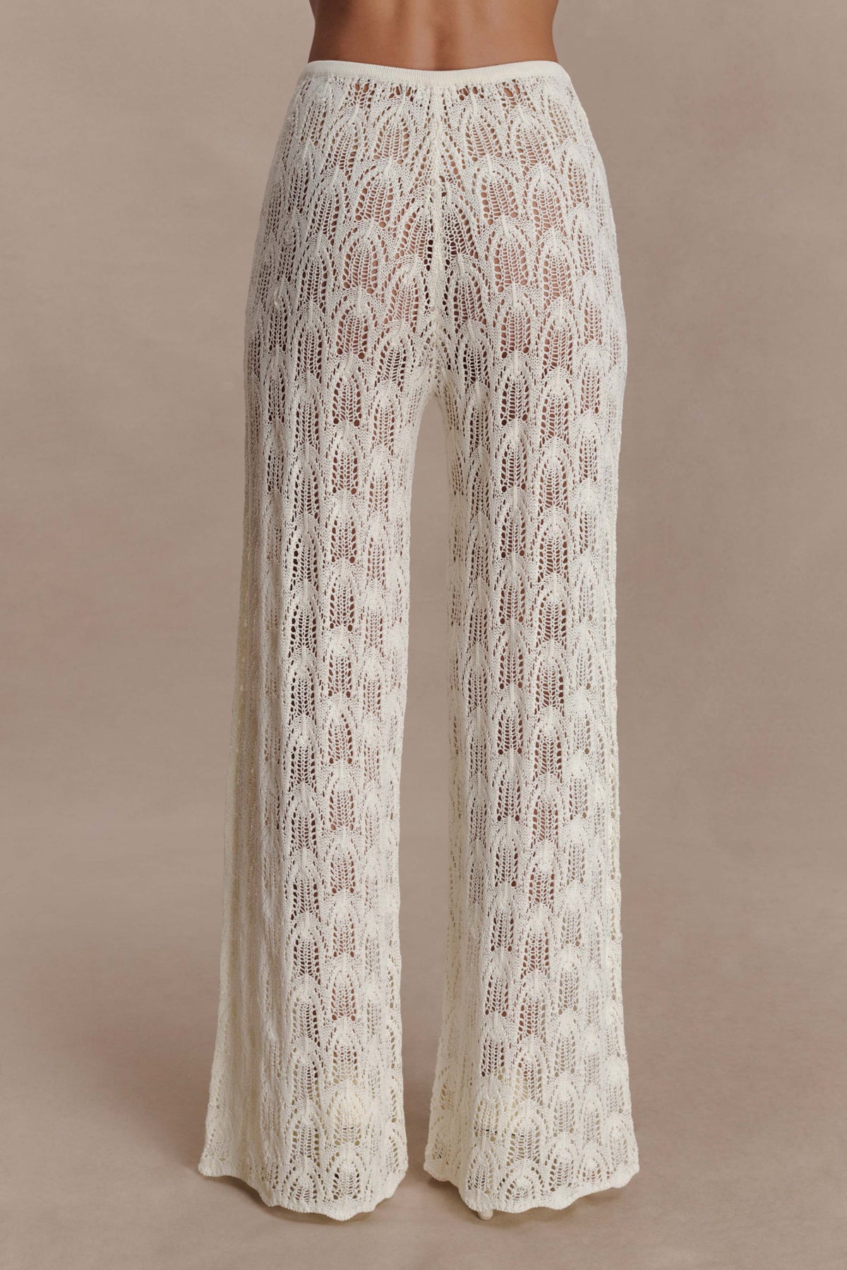 Glinda Crochet Trousers in Baby Pink – Chic&Drifts