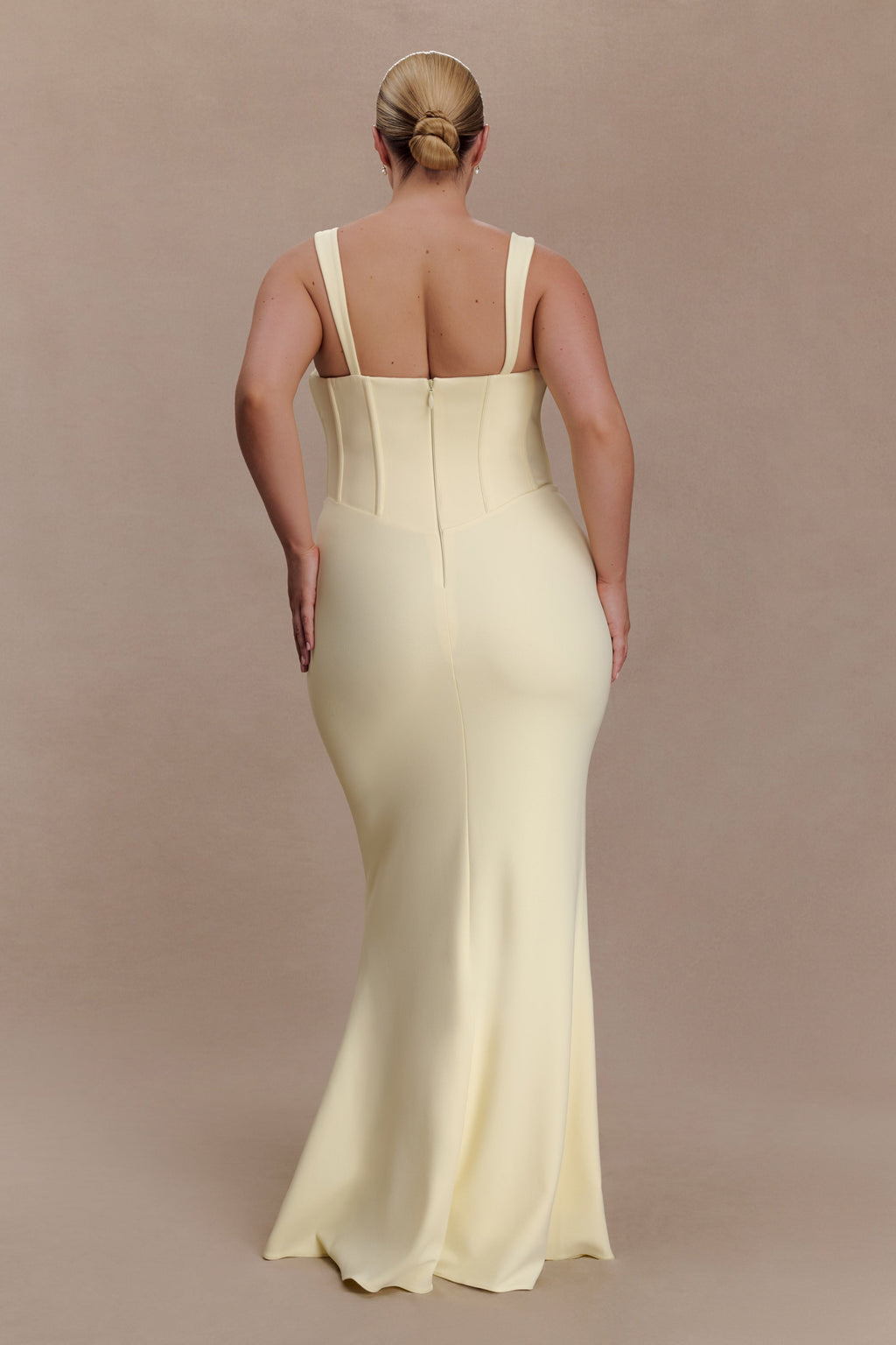 Luella Crepe Corset Maxi Dress in Cornflower Blue – Chic&Drifts
