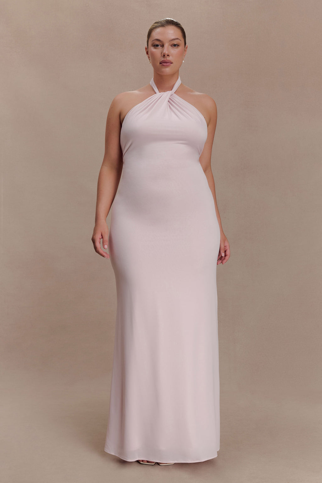 Elyna Slinky Halter Maxi Dress