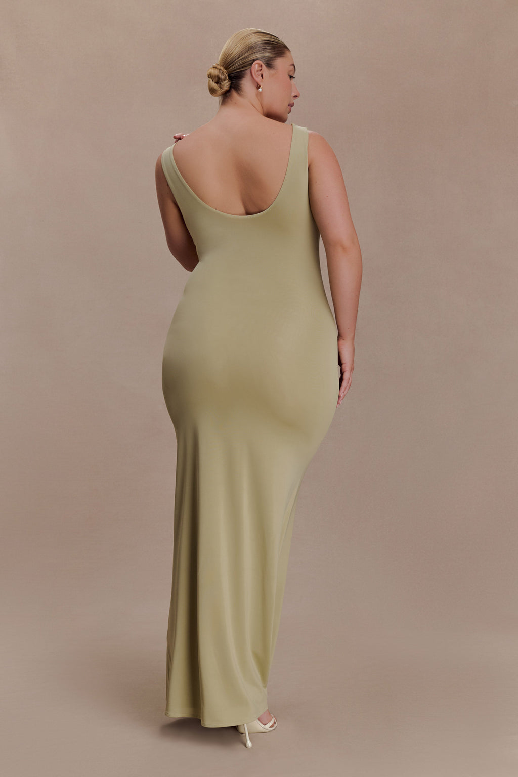 Marta Slinky Cowl Maxi Dress in Lemon – Chic&Drifts