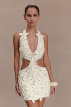 Jaylene Floral Crochet Mini Dress