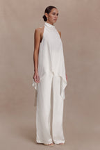 Sydney Straight Leg Satin Trousers
