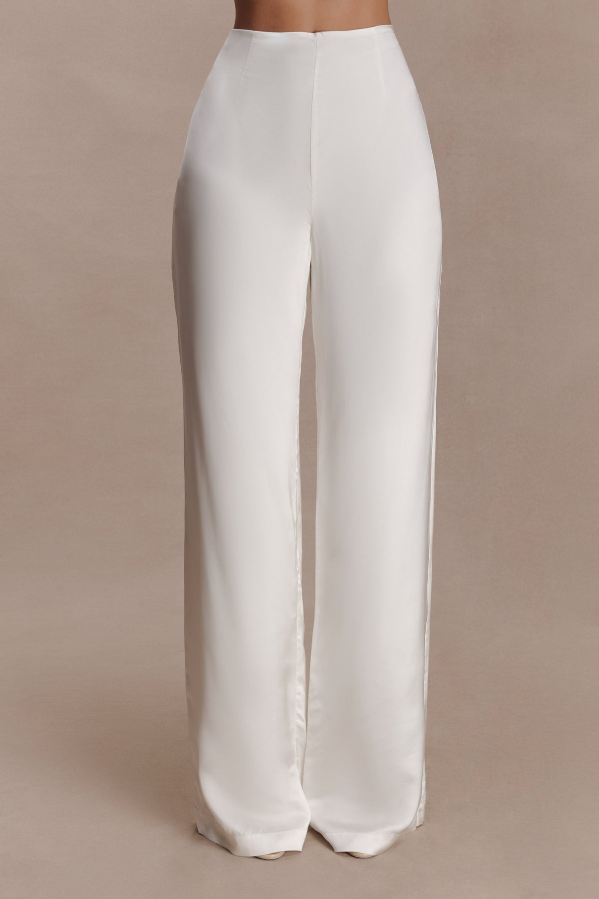 Sydney Straight Leg Satin Trousers