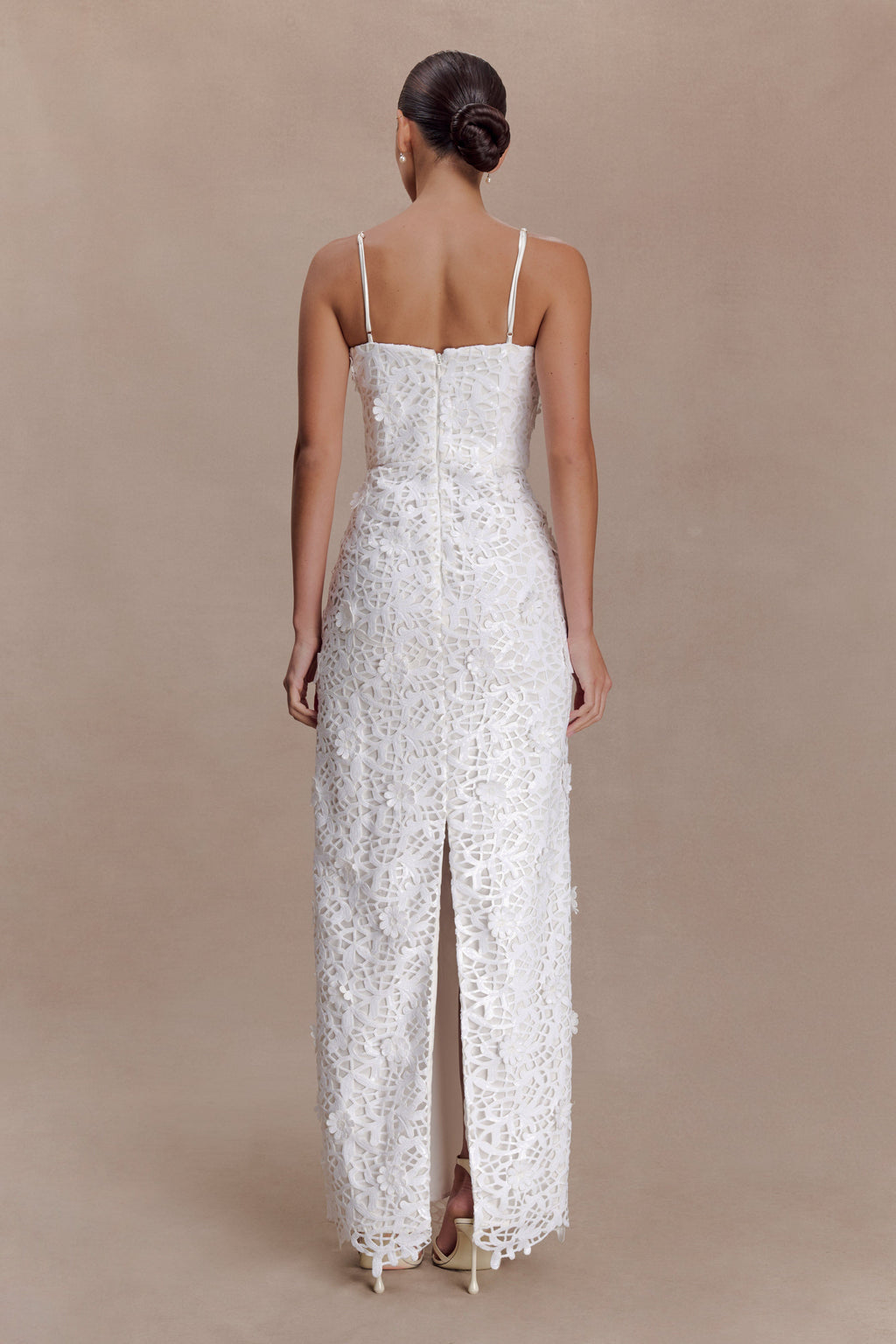 Josefa Sequin Lace Maxi Dress