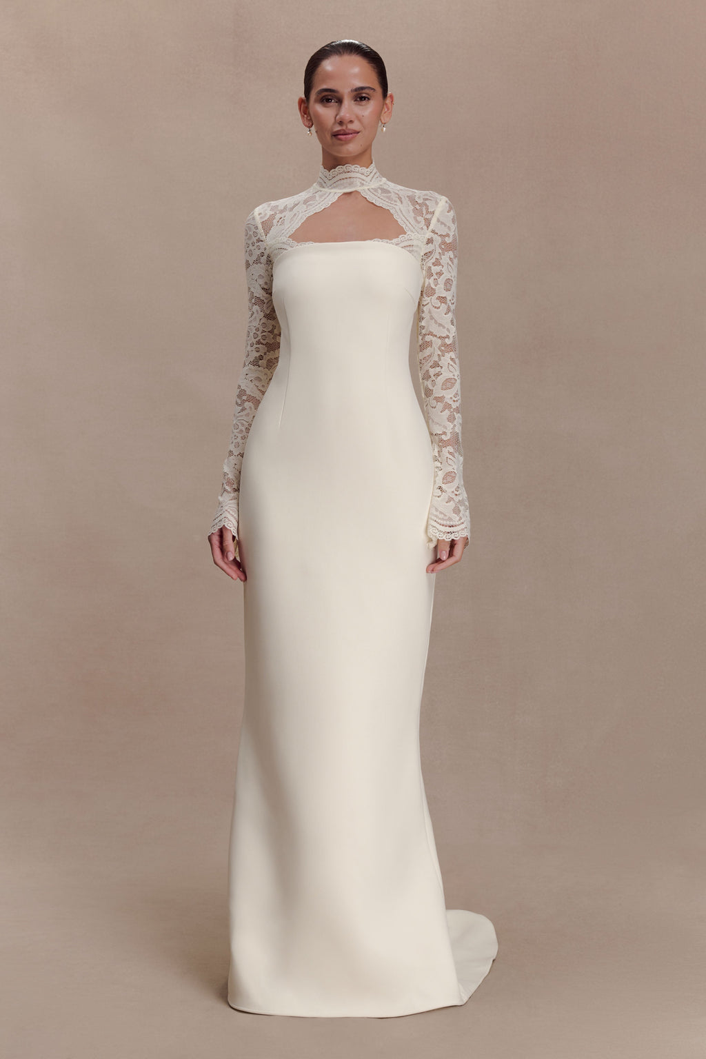 Aurelie Long Sleeve Lace Maxi Dress