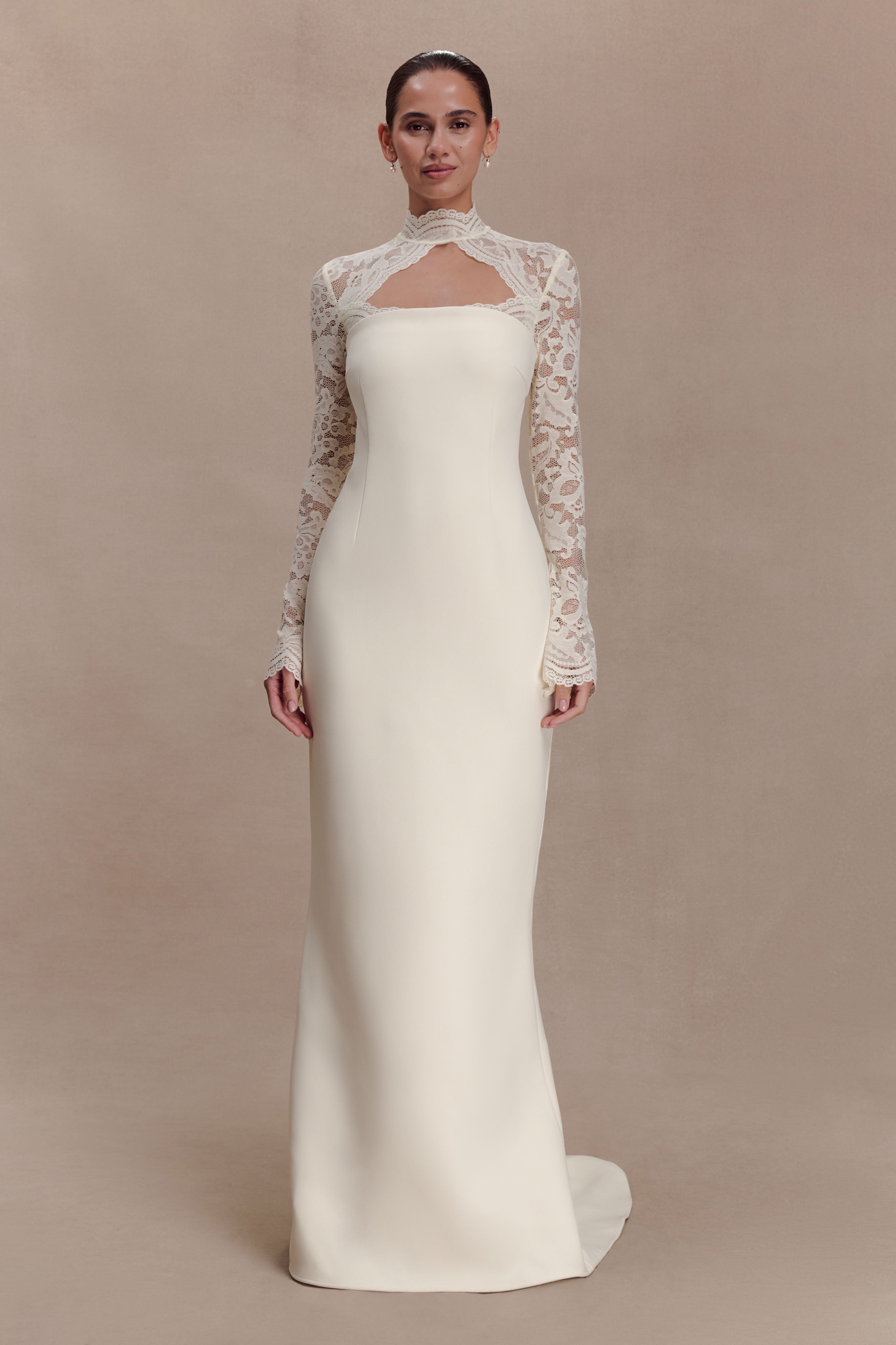 Aurelie Long Sleeve Lace Maxi Dress
