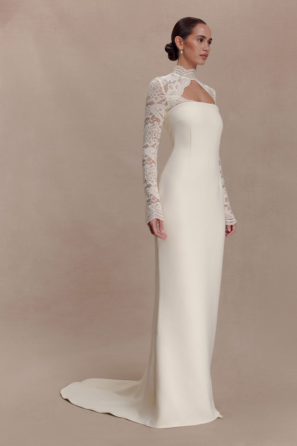 Aurelie Long Sleeve Lace Maxi Dress