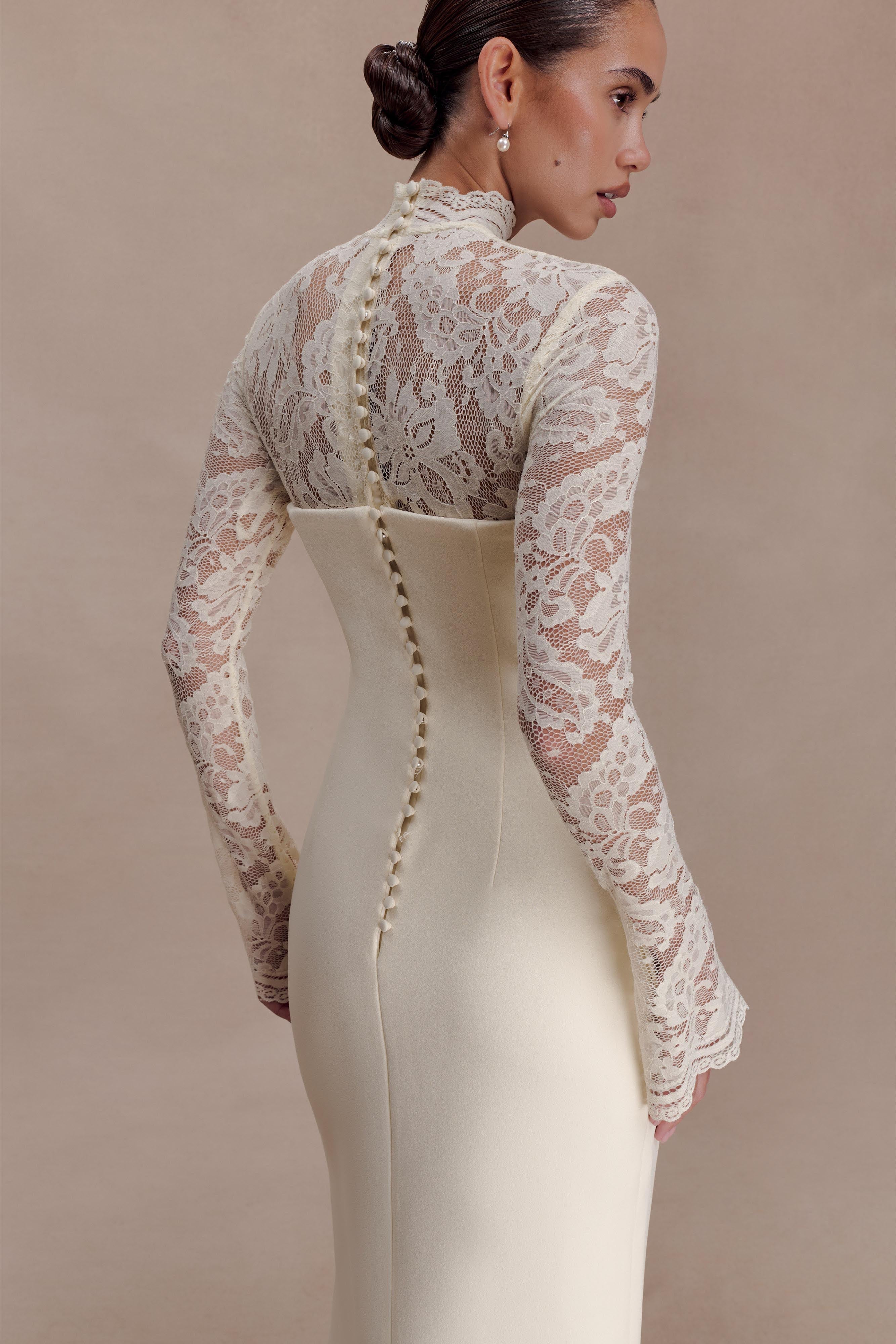 Aurelie Long Sleeve Lace Maxi Dress