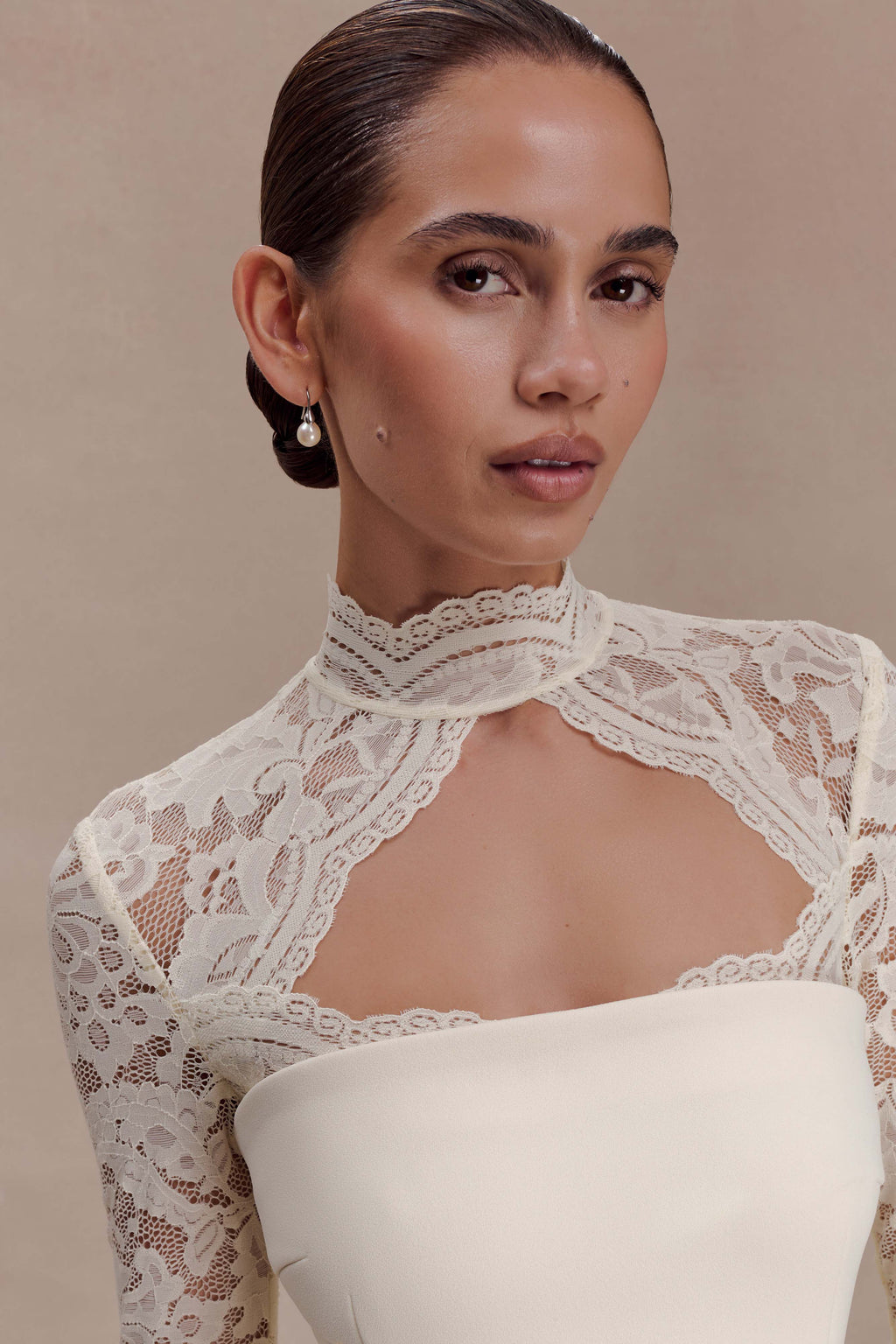 Aurelie Long Sleeve Lace Maxi Dress
