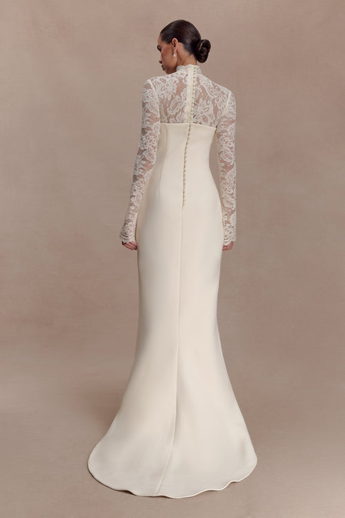 Aurelie Long Sleeve Lace Maxi Dress