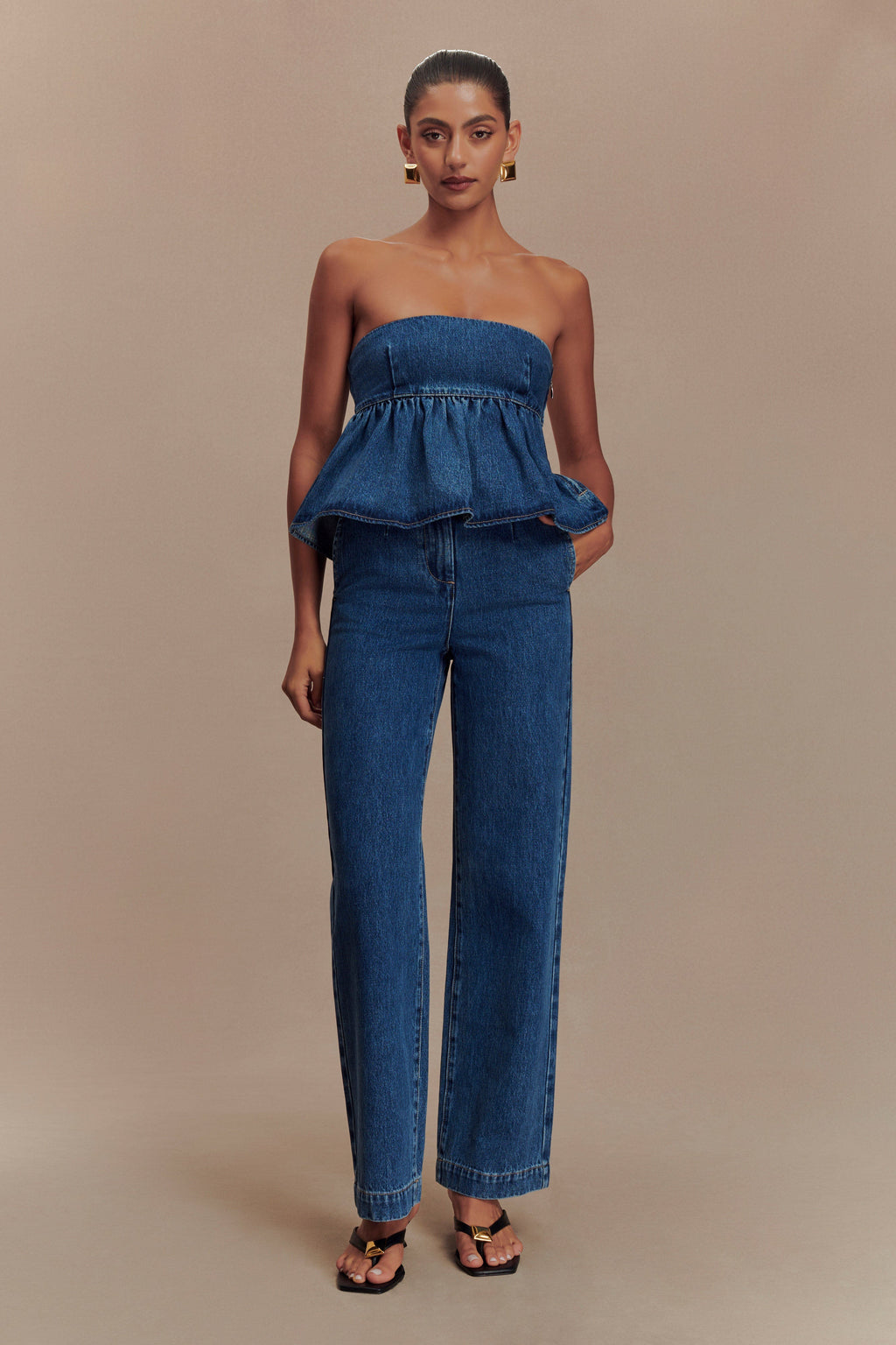 Rayne Wide Leg Jeans in 90'S Blue – Chic&Drifts
