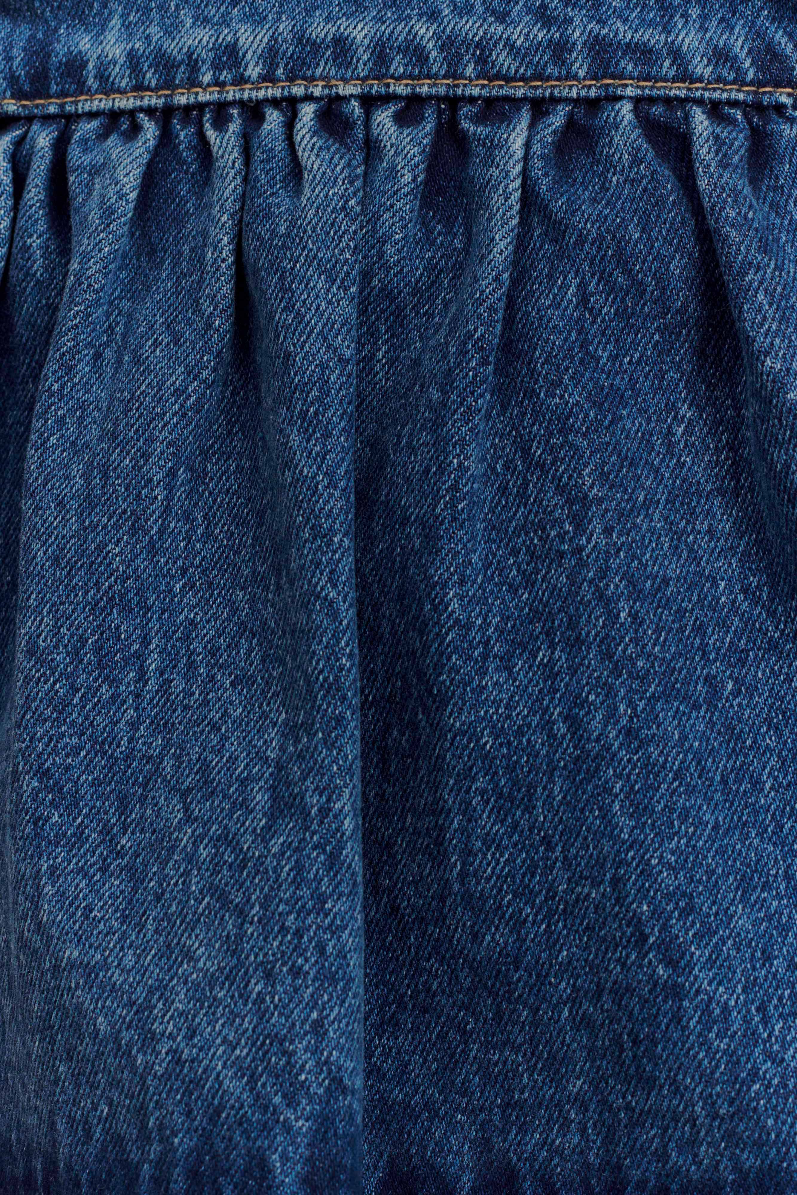 Pauline Strapless Denim Top in 90'S Blue – Chic&Drifts