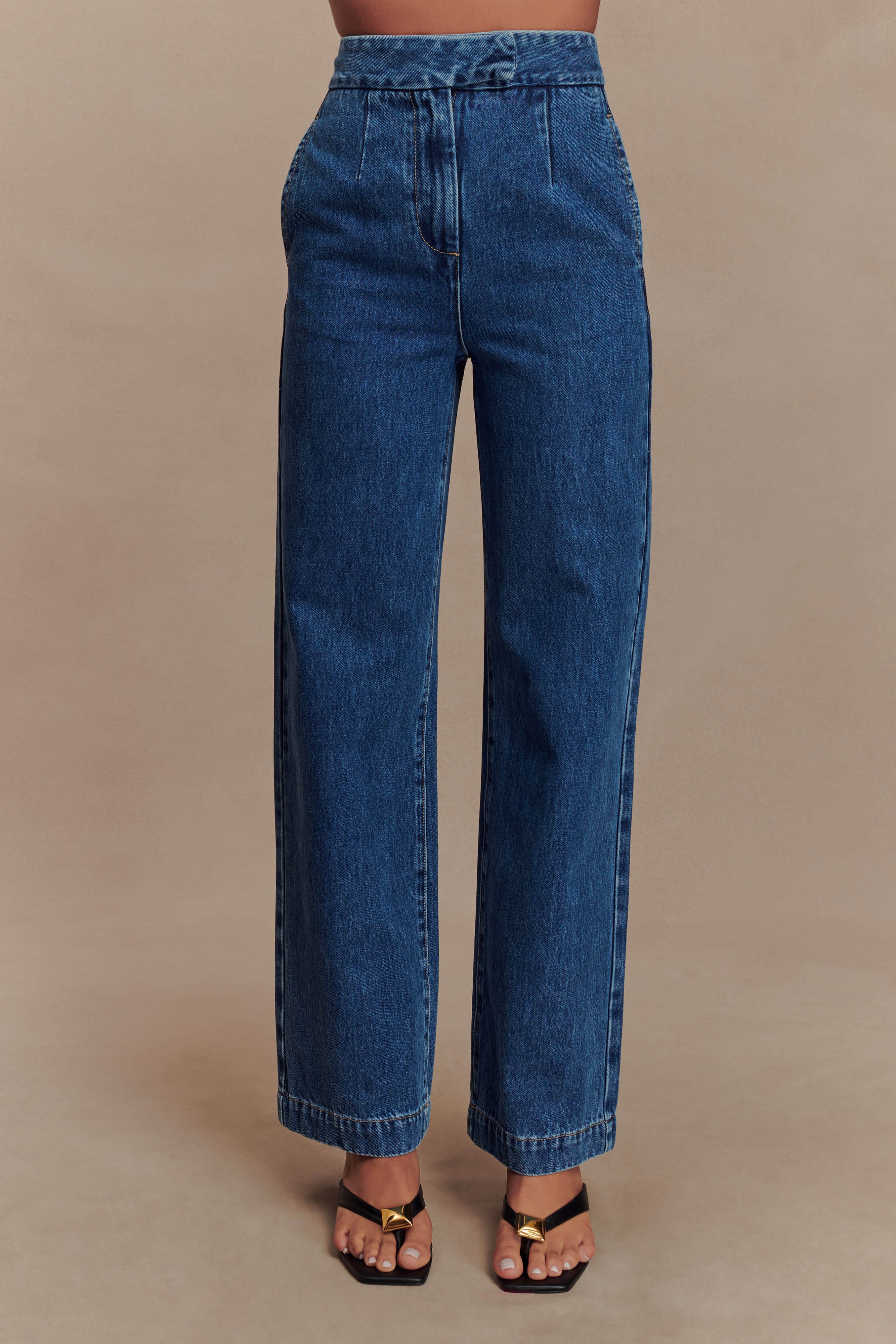 Rayne Wide Leg Jeans in 90'S Blue – Chic&Drifts
