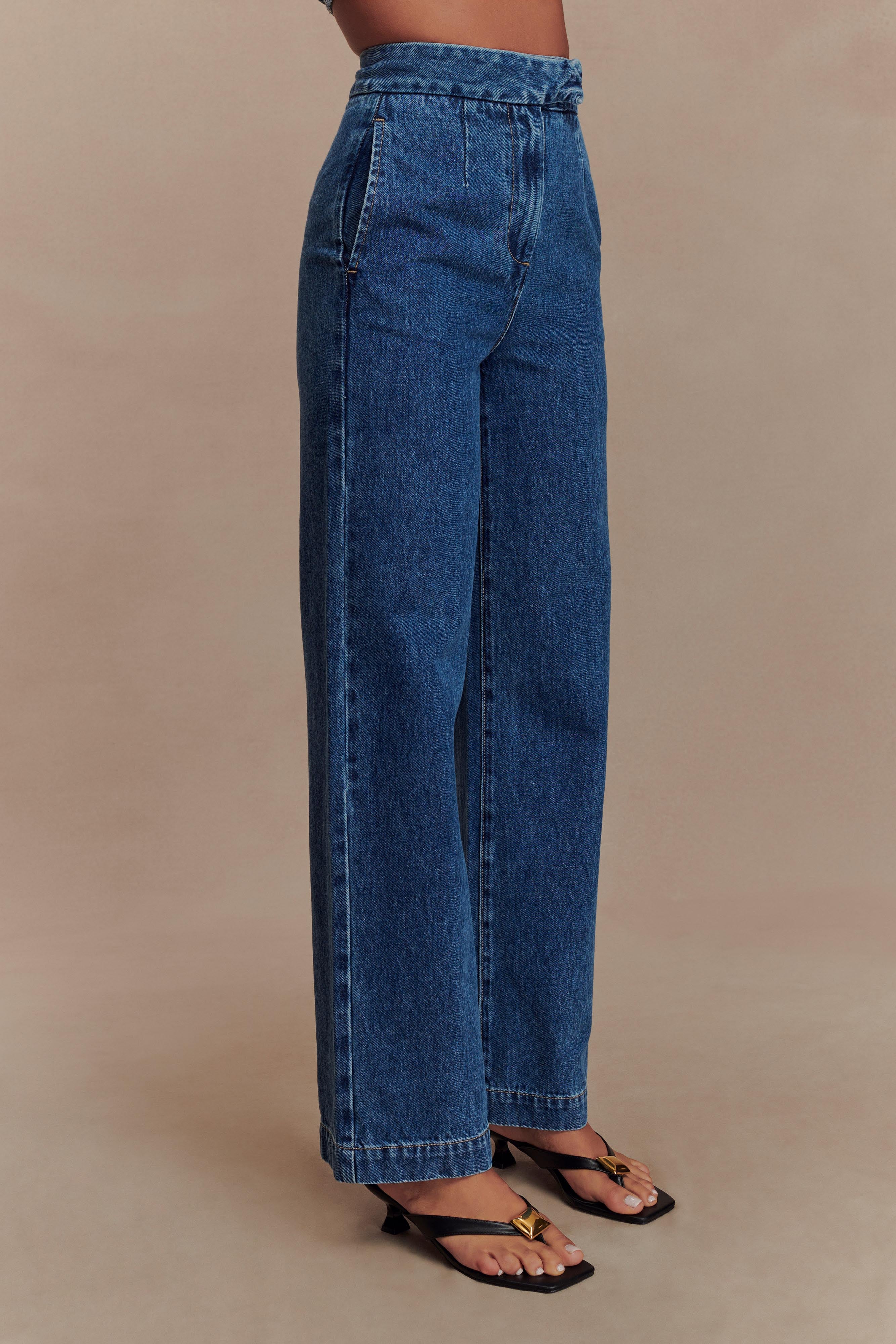 Rayne Wide Leg Jeans in 90'S Blue – Chic&Drifts
