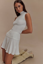 Indy Pointelle Knit Top in Ivory – Chic&Drifts