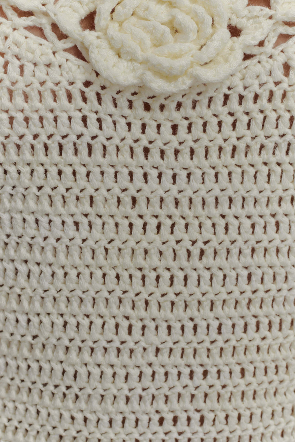 Liyah Floral Hand Crochet Mini Dress in Ivory – Chic&Drifts