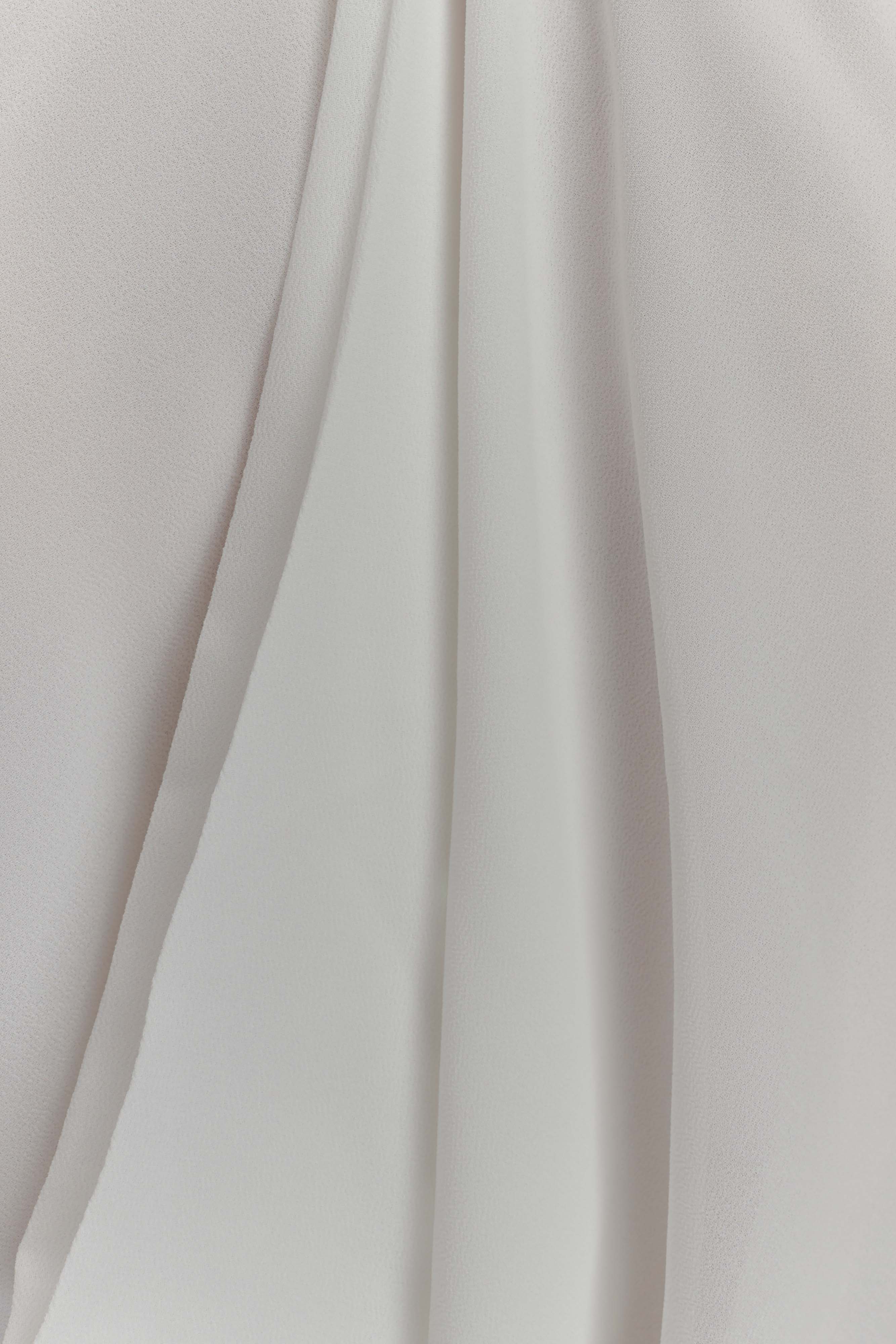 Rosalia Cowl Neck Maxi Dress in White – Chic&Drifts
