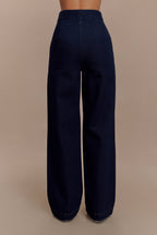 Rayne Wide Leg Jeans in Indigo Blue – Chic&Drifts