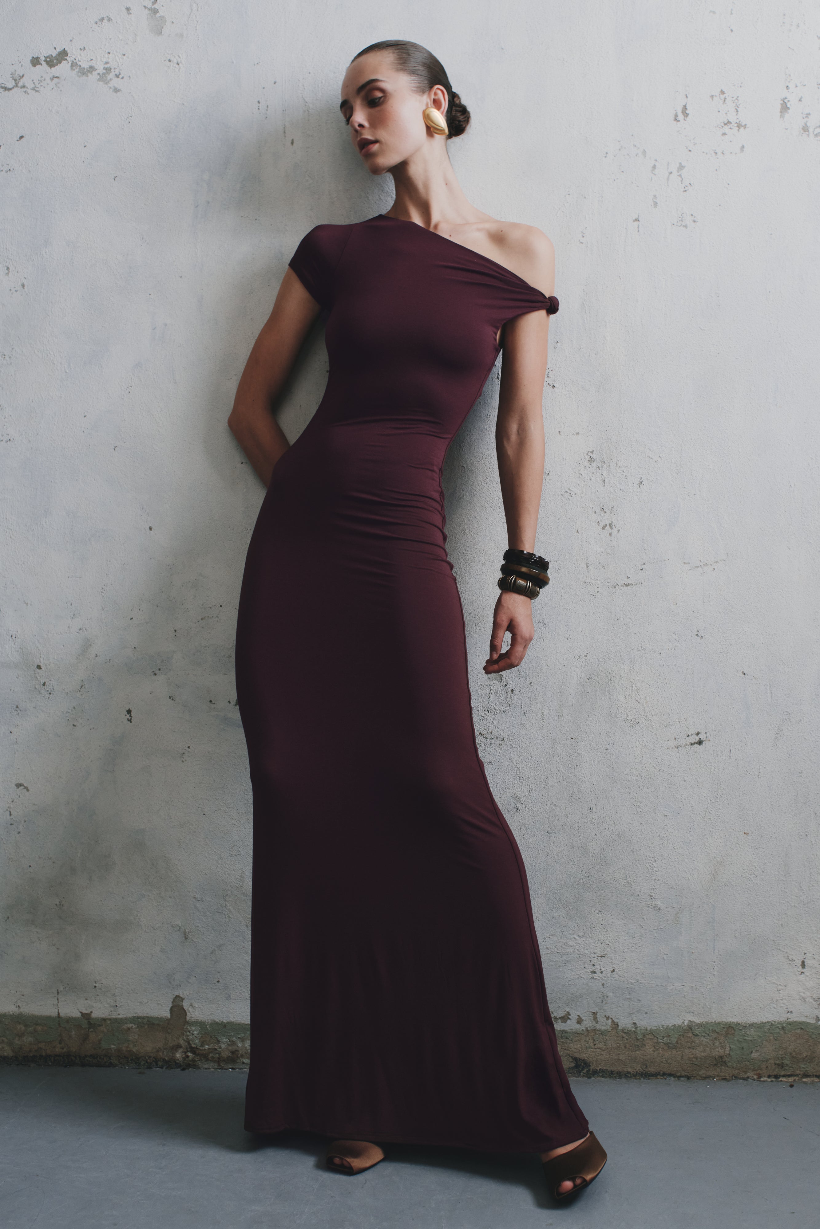Tamsin Short Sleeve Modal Maxi Dress