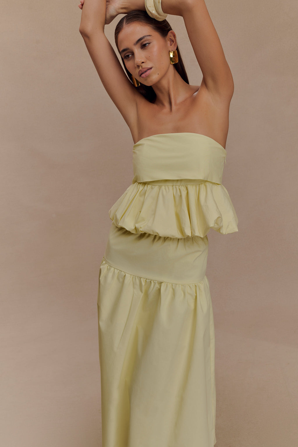 Amirah Midi Skirt in Lemon – Chic&Drifts